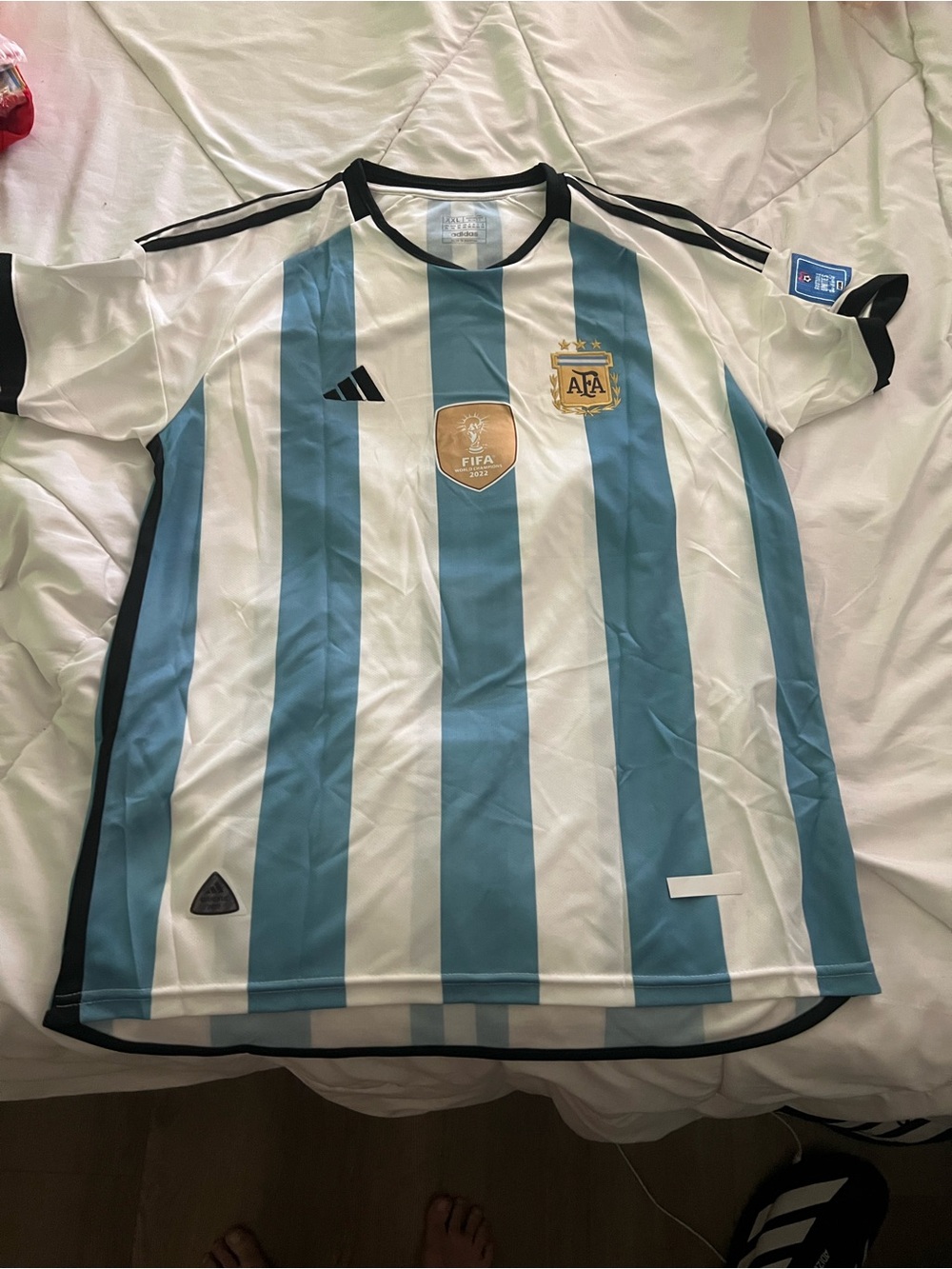 Argentina Soccer Jersey  Replica Adidas, size XXL new